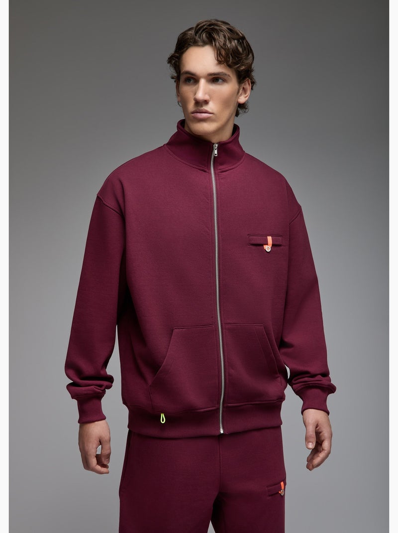 Sweatshirt kachi  homme - sae paris Bordeaux - Kiabi