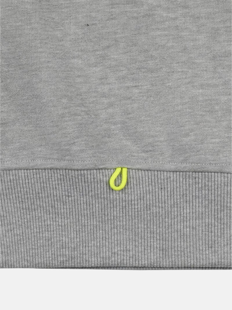 Sweatshirt kachi kachi  homme - sae paris Gris chiné - Kiabi
