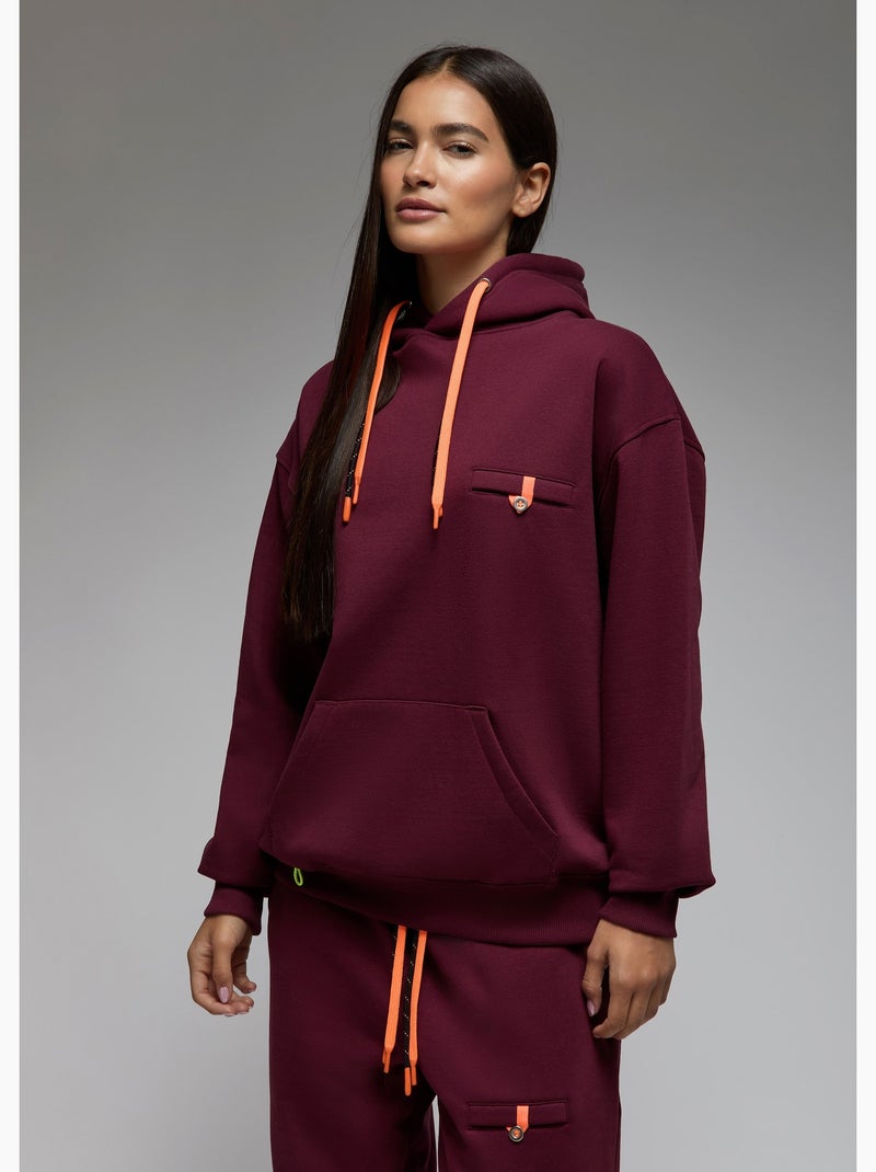 Sweatshirt kyo  femme - sae paris Bordeaux - Kiabi
