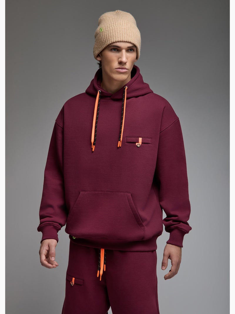 Sweatshirt kyo  homme - sae paris Bordeaux - Kiabi