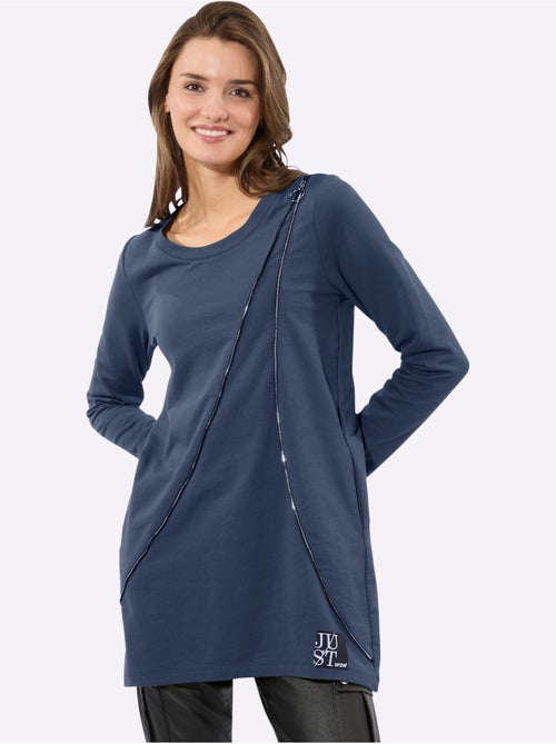 Sweatshirt Long 50% Coton - Taille Standard - Witt - Kiabi Sweatshirt Long 50% Coton - Taille Standard - Witt - Kiabi