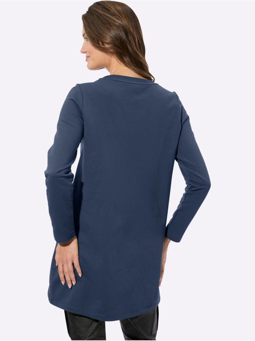 Sweatshirt Long 50% Coton - Taille Standard - Witt - Kiabi Sweatshirt Long 50% Coton - Taille Standard - Witt - Kiabi