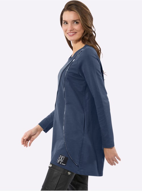 Sweatshirt Long 50% Coton - Taille Standard - Witt - Kiabi Sweatshirt Long 50% Coton - Taille Standard - Witt - Kiabi