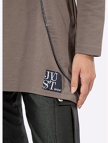 Sweatshirt Long 50% Coton - Taille Standard - Witt
