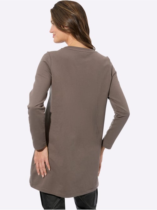 Sweatshirt Long 50% Coton - Taille Standard - Witt - Kiabi