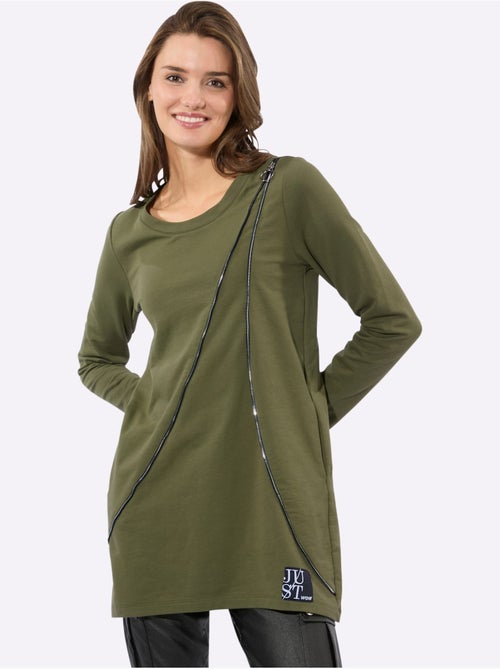 Sweatshirt Long 50% Coton - Taille Standard - Witt - Kiabi Sweatshirt Long 50% Coton - Taille Standard - Witt - Kiabi