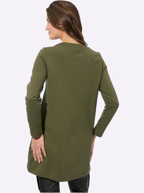 Sweatshirt Long 50% Coton - Taille Standard - Witt - Kiabi Sweatshirt Long 50% Coton - Taille Standard - Witt - Kiabi