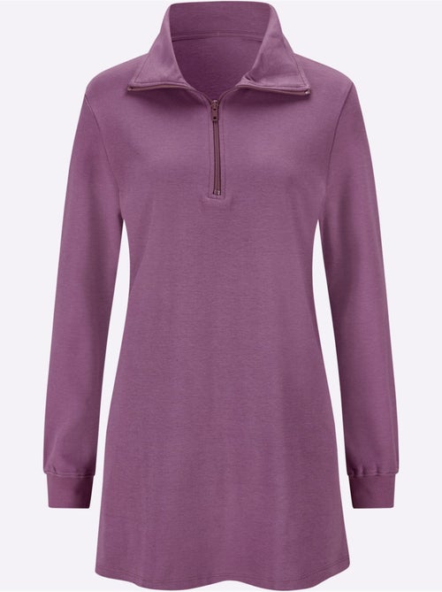 Sweatshirt long qualité sweatshirt agréable - taille standard - moda vilona - Kiabi Sweatshirt long qualité sweatshirt agréable - taille standard - moda vilona - Kiabi