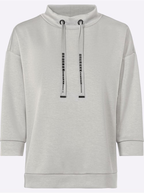 Sweatshirt Mancherons Tendance - Taille Standard - helline - Kiabi