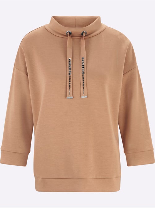 Sweatshirt Mancherons Tendance - Taille Standard - helline - Kiabi