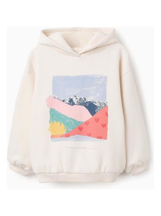 Sweatshirt matelassé, à capuche, ART ATTACK