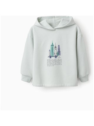Sweatshirt matelassé, à capuche NEW YORK