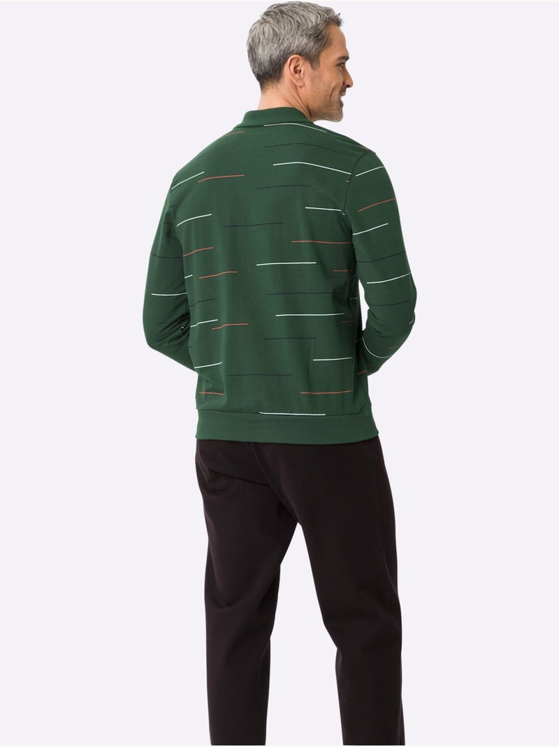 Sweatshirt matière sweat - taille standard - moda vilona Ecru - Kiabi