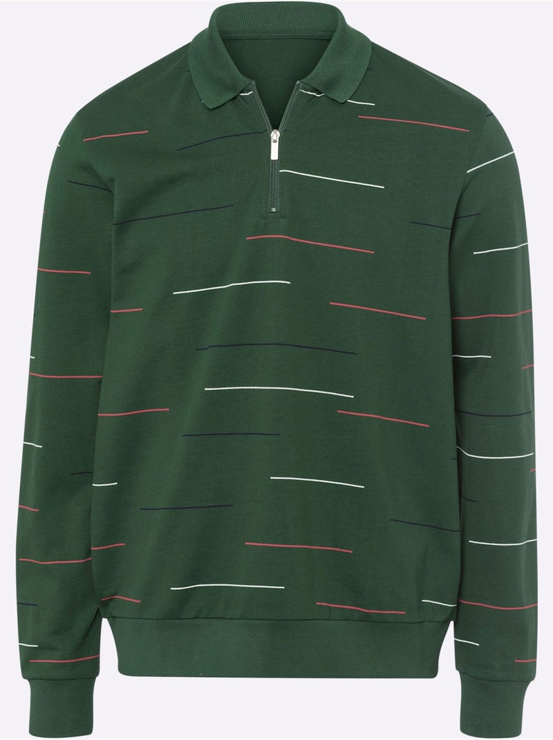 Sweatshirt matière sweat - taille standard - moda vilona Ecru - Kiabi