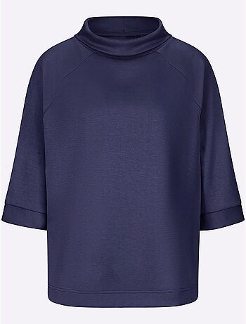 Sweatshirt Mélange De Modal Doux - Taille Standard - Helline