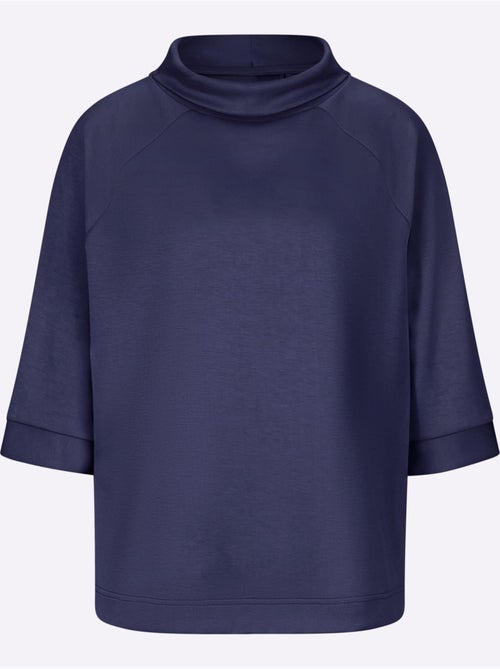 Sweatshirt Mélange De Modal Doux - Taille Standard - helline - Kiabi
