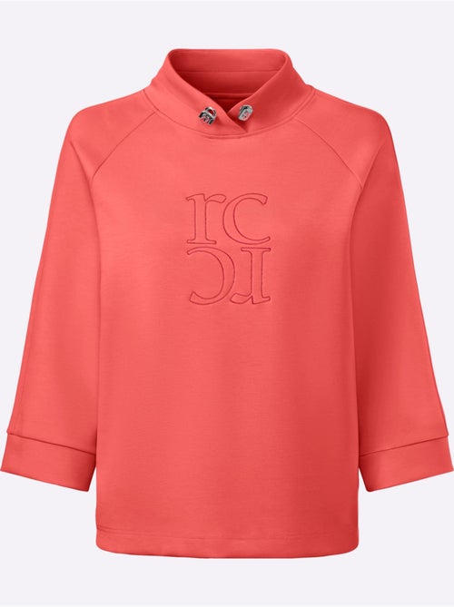 Sweatshirt Motif De Broderie Haute Qualité - Taille Standard - helline - Kiabi