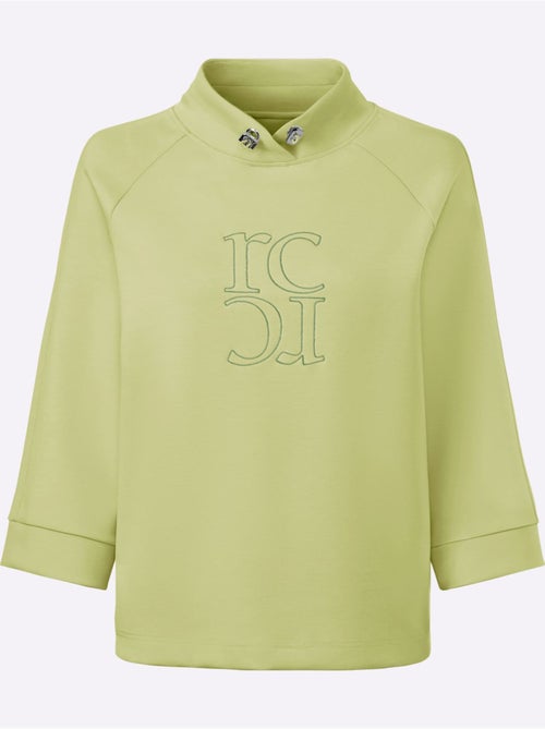 Sweatshirt Motif De Broderie Haute Qualité - Taille Standard - helline - Kiabi