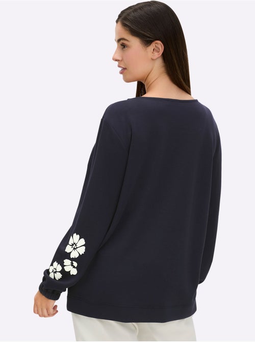 Sweatshirt Motif Imprimé - Taille Standard - Sheego - Kiabi Sweatshirt Motif Imprimé - Taille Standard - Sheego - Kiabi