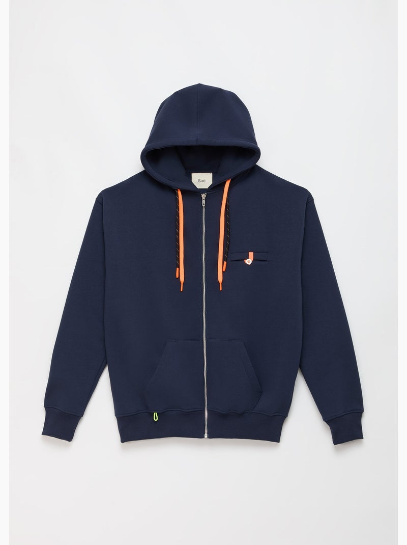 Sweatshirt naga  femme - sae paris Bleu - Kiabi