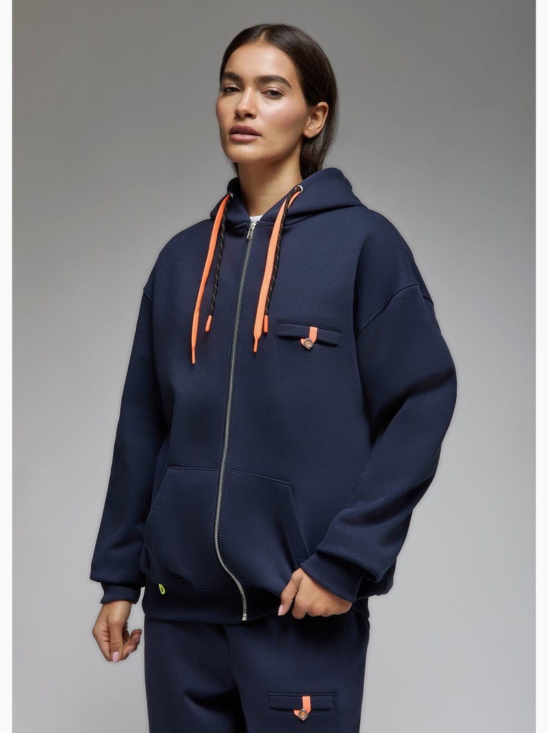Sweatshirt naga  femme - sae paris Bleu - Kiabi
