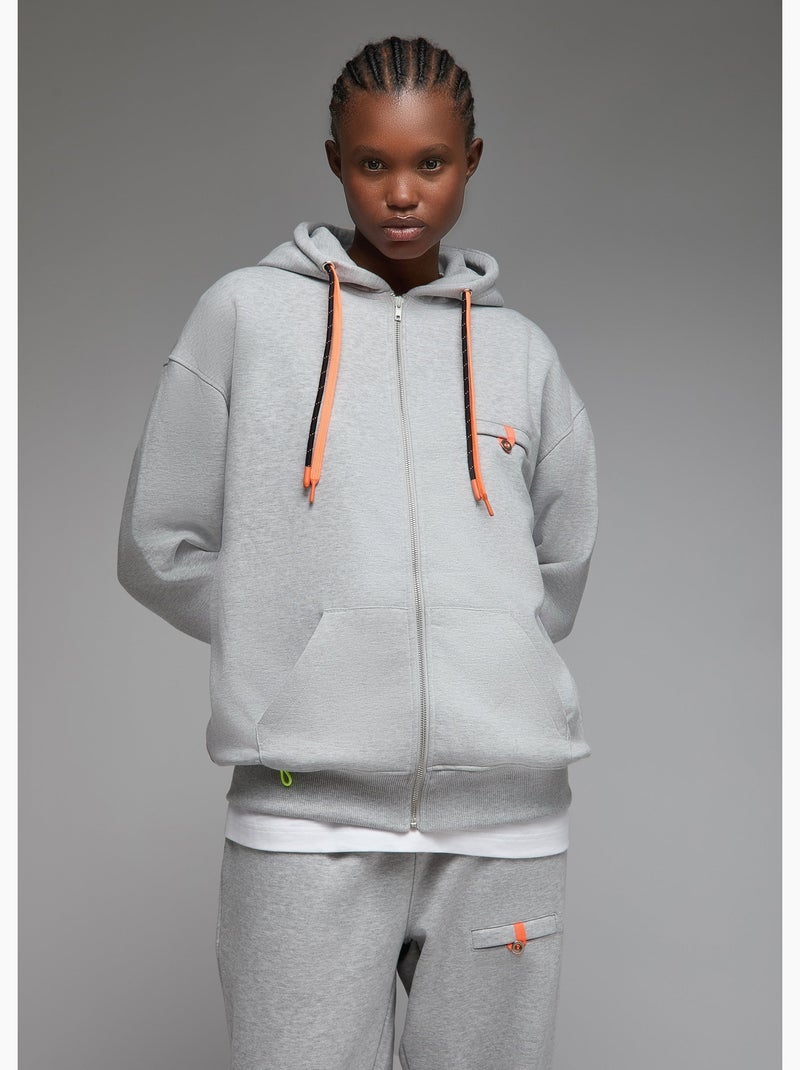 Sweatshirt naga  femme - sae paris Gris - Kiabi