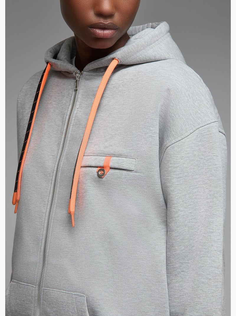 Sweatshirt naga  femme - sae paris Gris - Kiabi
