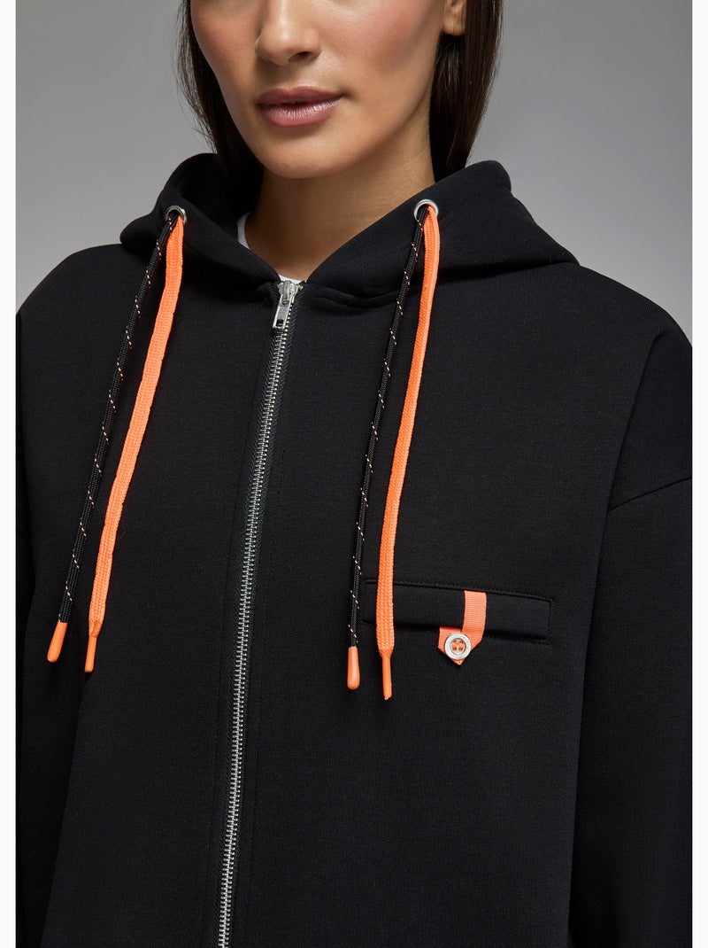 Sweatshirt naga  femme - sae paris Noir - Kiabi