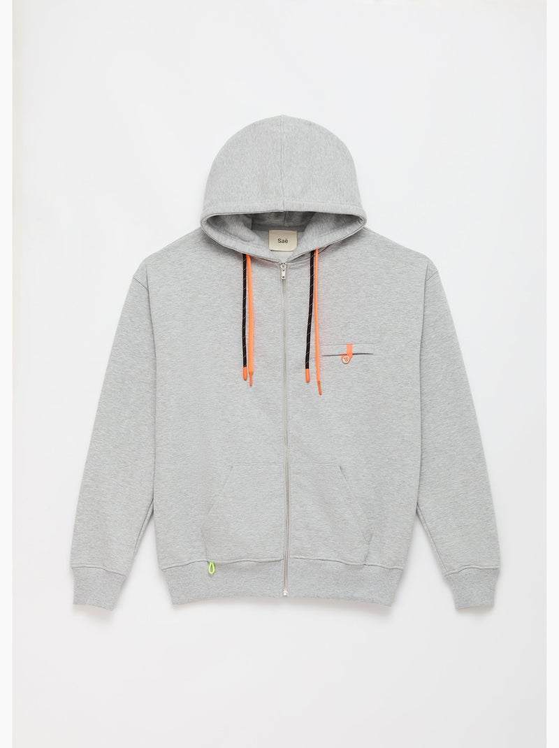 Sweatshirt naga  homme - sae paris Gris - Kiabi