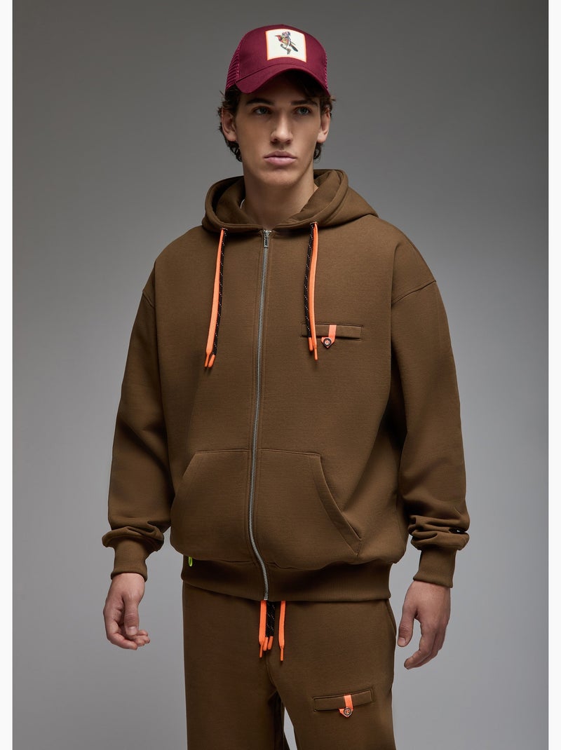 Sweatshirt naga  homme - sae paris Kaki - Kiabi