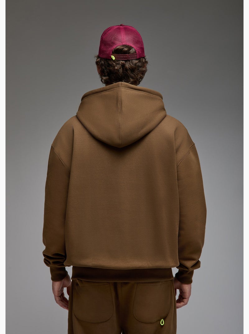 Sweatshirt naga  homme - sae paris Kaki - Kiabi