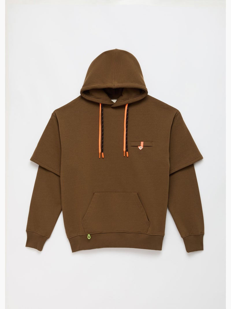 Sweatshirt nara  femme - sae paris Kaki - Kiabi