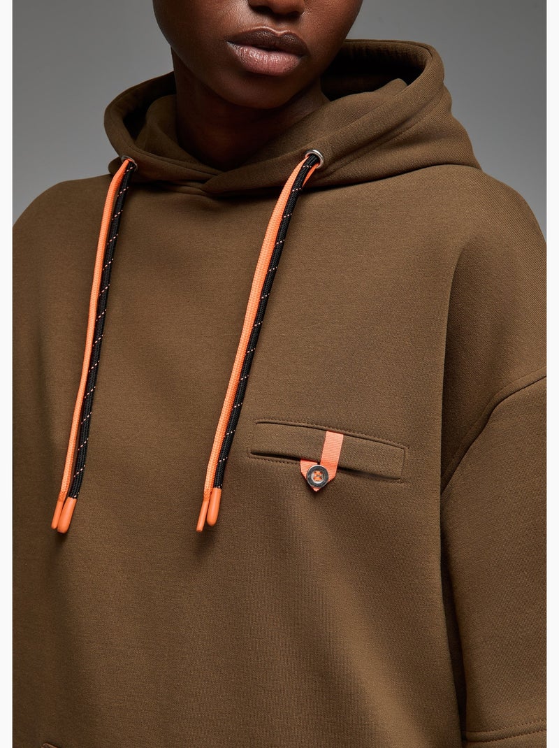 Sweatshirt nara  femme - sae paris Kaki - Kiabi