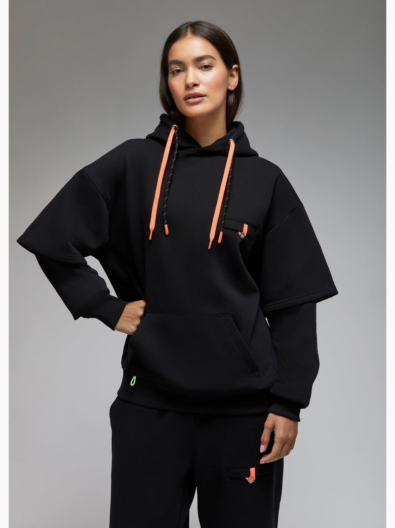 Sweatshirt nara  femme - sae paris Noir - Kiabi