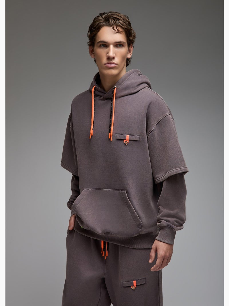 Sweatshirt nara  homme - sae paris Gris - Kiabi