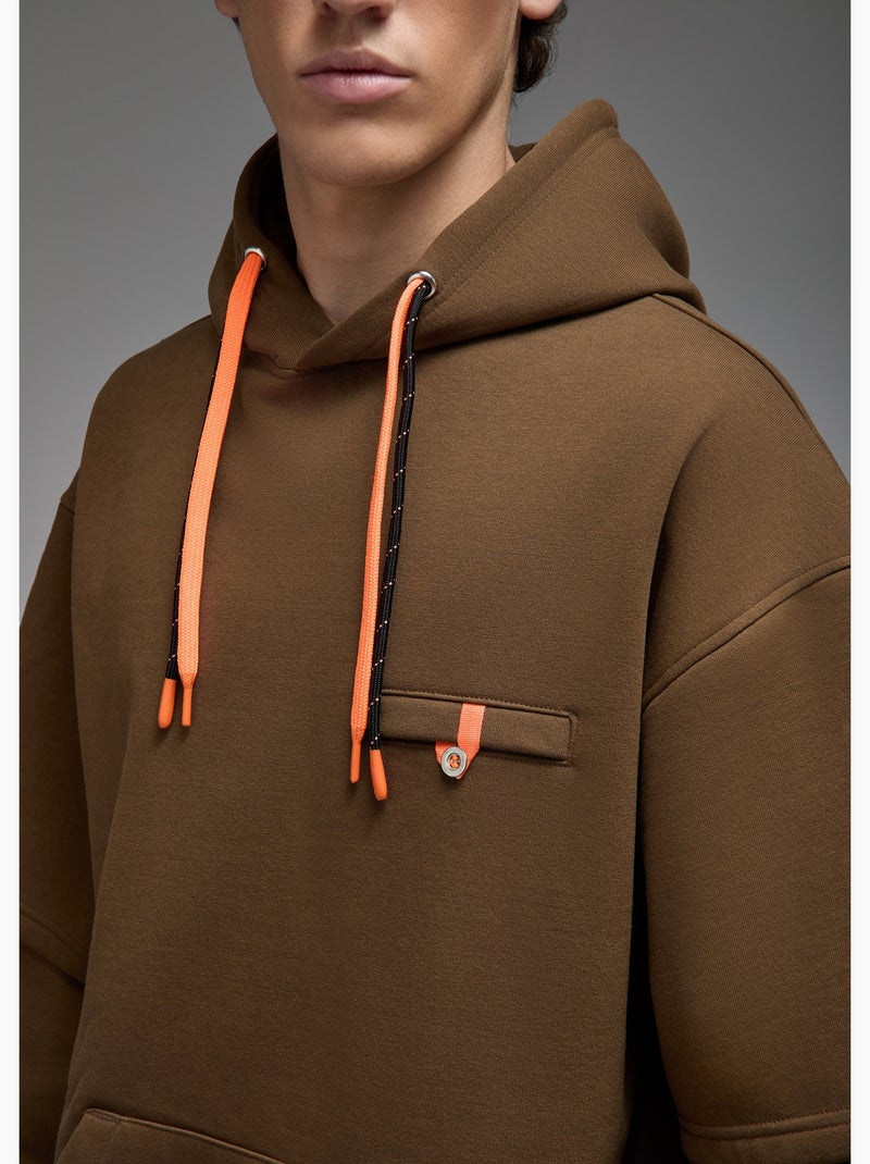 Sweatshirt nara  homme - sae paris Kaki - Kiabi