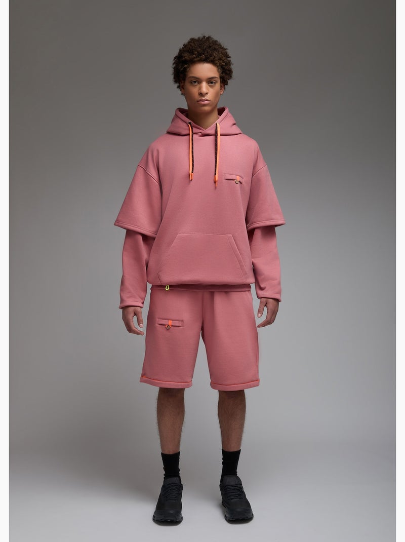 Sweatshirt nara  homme - sae paris Rose - Kiabi