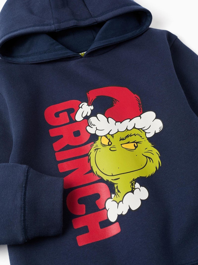 Sweatshirt Noël, matelassé, imprimé Grinch 0 Bleu foncé - Kiabi