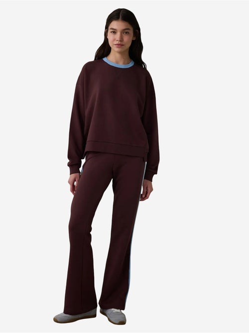 Sweatshirt oversize à col imprimé floral inspired by flora penti - Kiabi Sweatshirt oversize à col imprimé floral inspired by flora penti - Kiabi