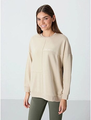 Sweatshirt oversize à col rond tommy