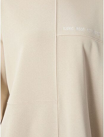 Sweatshirt oversize à col rond tommy