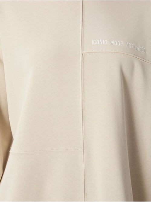 Sweatshirt oversize à col rond tommy - Kiabi Sweatshirt oversize à col rond tommy - Kiabi
