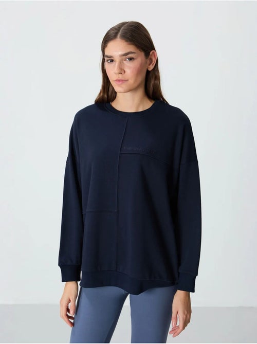 Sweatshirt oversize à col rond tommy - Kiabi Sweatshirt oversize à col rond tommy - Kiabi