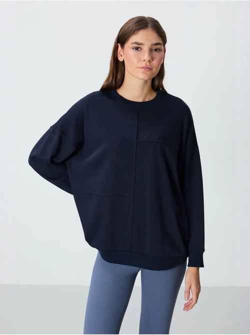 Sweatshirt oversize à col rond tommy - Kiabi Sweatshirt oversize à col rond tommy - Kiabi