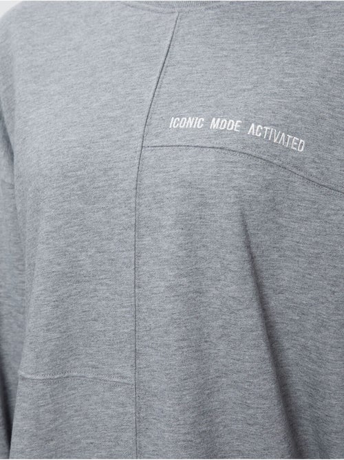 Sweatshirt oversize à col rond tommy - Kiabi Sweatshirt oversize à col rond tommy - Kiabi