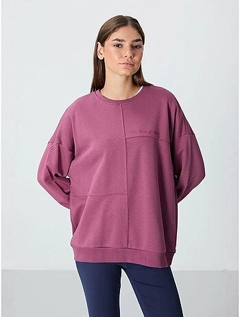 Sweatshirt oversize à col rond tommy