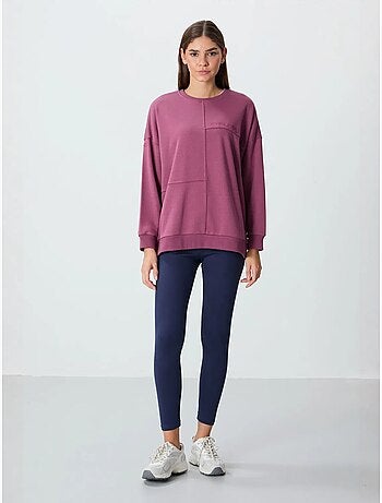 Sweatshirt oversize à col rond tommy