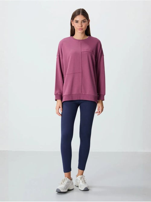 Sweatshirt oversize à col rond tommy - Kiabi Sweatshirt oversize à col rond tommy - Kiabi