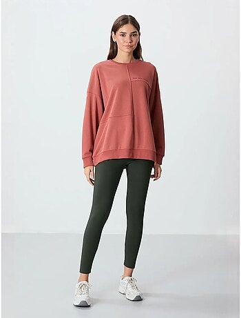 Sweatshirt oversize à col rond tommy