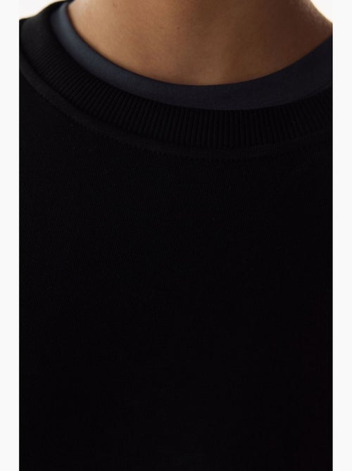 Sweatshirt oversize femme à col rond penti - Kiabi Sweatshirt oversize femme à col rond penti - Kiabi